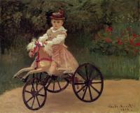 Monet, Claude Oscar - Jean Monet on His Horse Tricycle